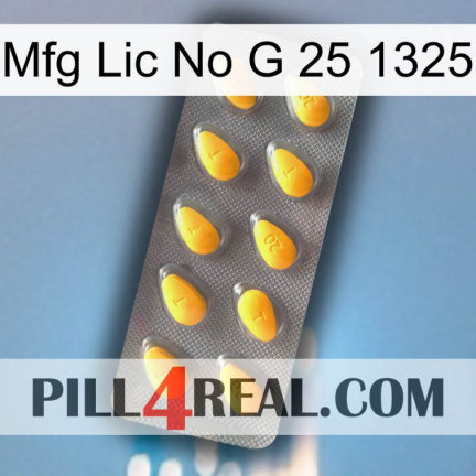 Mfg Lic No G 25 1325 cialis1